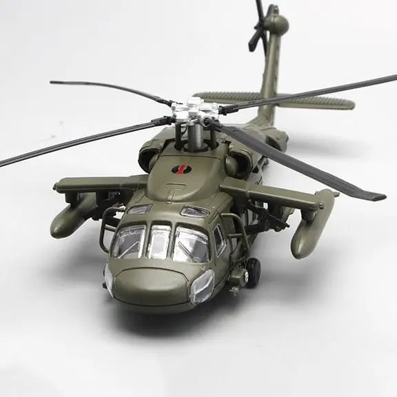 Black Hawk Gunship Alloy Military Model beldemo5-toys2
