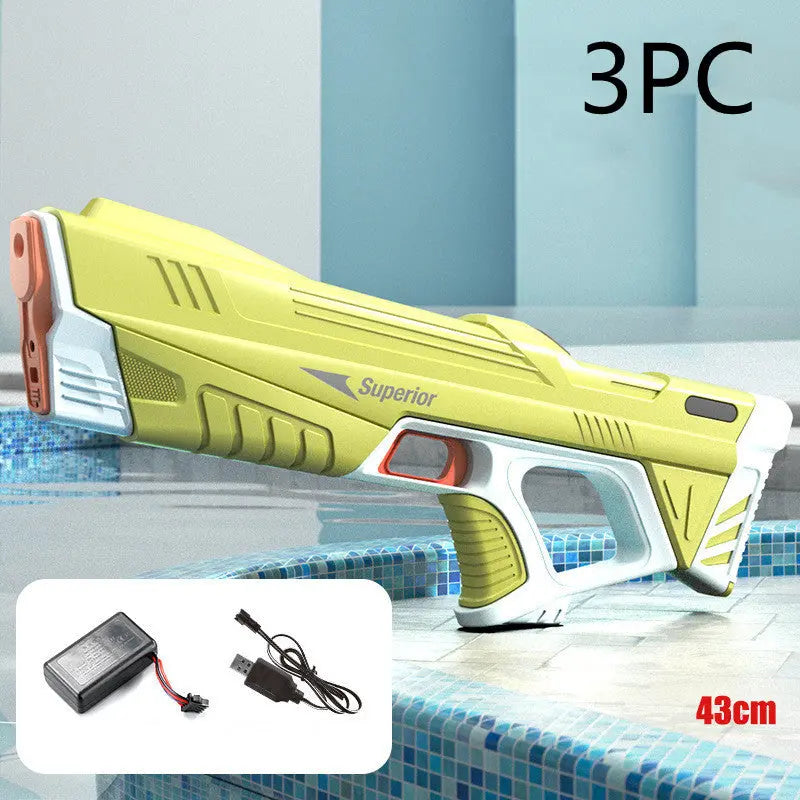 Summer Full Automatic Electric Water Gun Toy Induction Water Absorbing High-Tech Burst Water Gun Beach Outdoor Water Fight Toys beldemo5-toys2