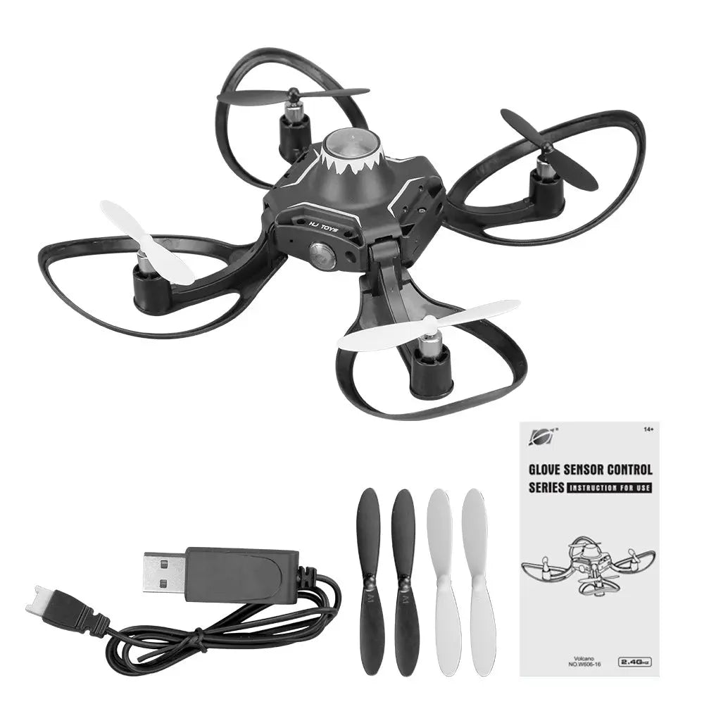 Folding Drone Gesture Control Aerial Photography Four-axis Body Sense Gravity Induction Remote Contro beldemo5-toys2