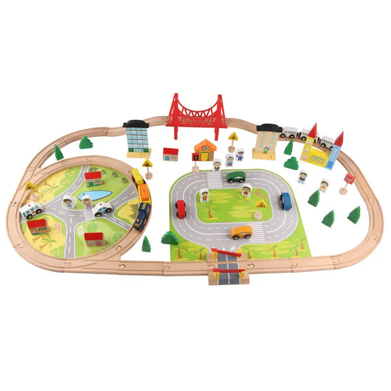 Children's Train Track Set Assembling Building Blocks Toys beldemo5-toys2