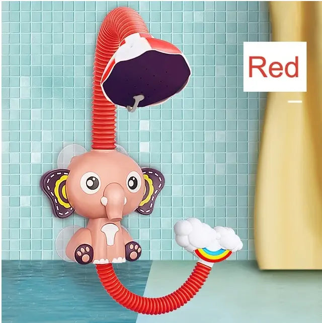 Bath Toys Baby Water Game Elephant Model Faucet Shower Electric Water Spray Toy For Kids Swimming Bathroom Baby Toys beldemo5-toys2