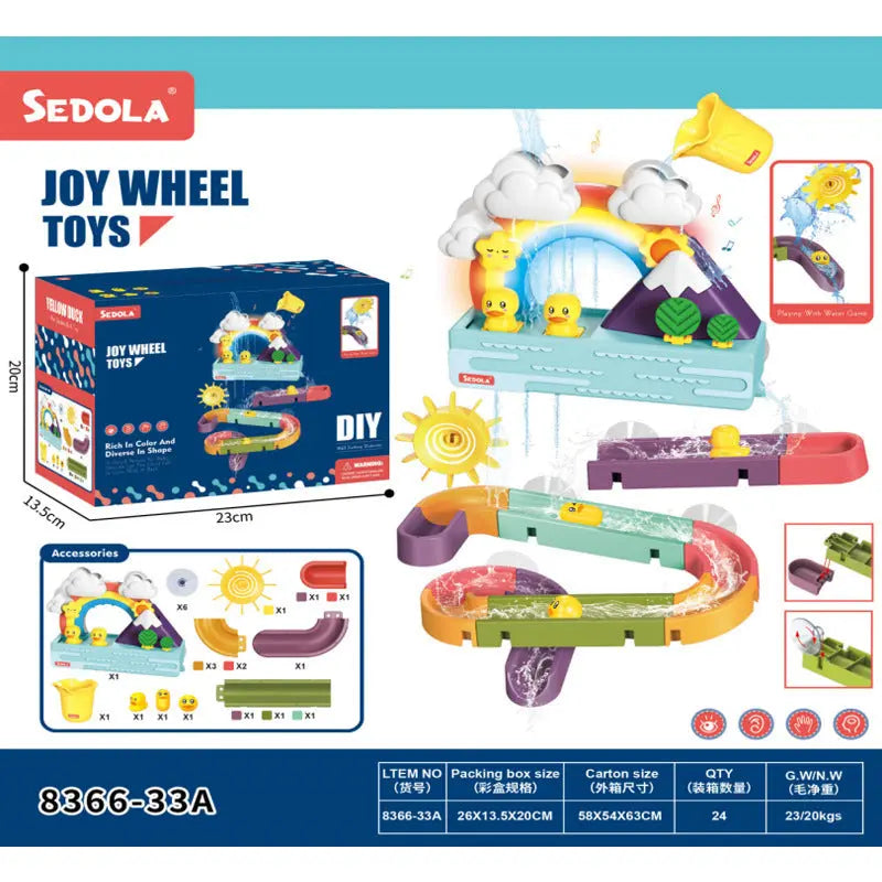 Baby Plastic Bathroom Toy Sprinkler Accessories Electric Duck Shower Ball For Bathtub beldemo5-toys2