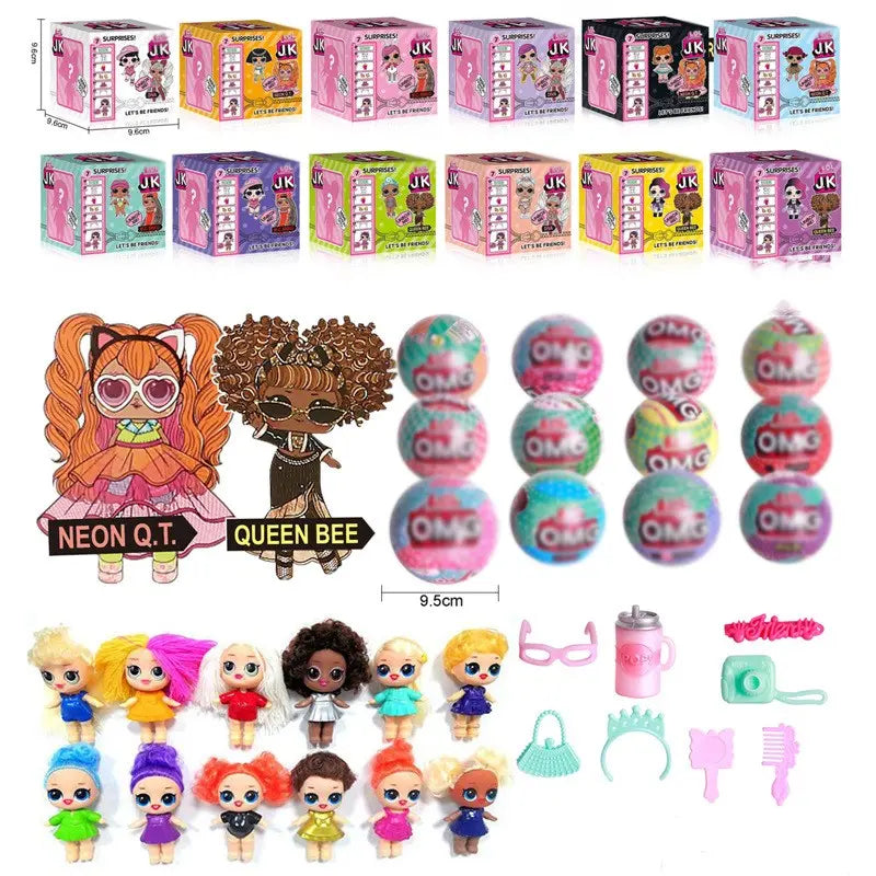 Cross-border hot-selling capsule girl doll doll children's toys beldemo5-toys2