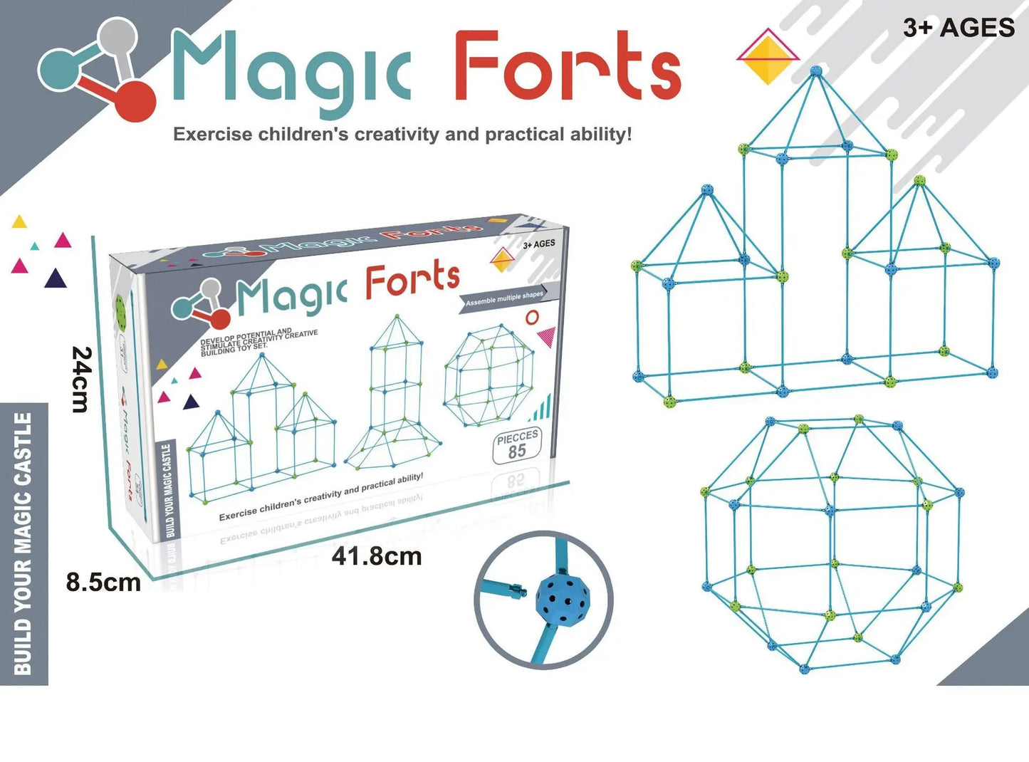 Indoor And Outdoor Diy Tent Children Assembling Toys beldemo5-toys2