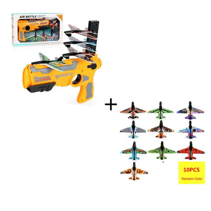 Children's Outdoor Boy Toys Hand Throwing Spin Glider Model Launcher beldemo5-toys2