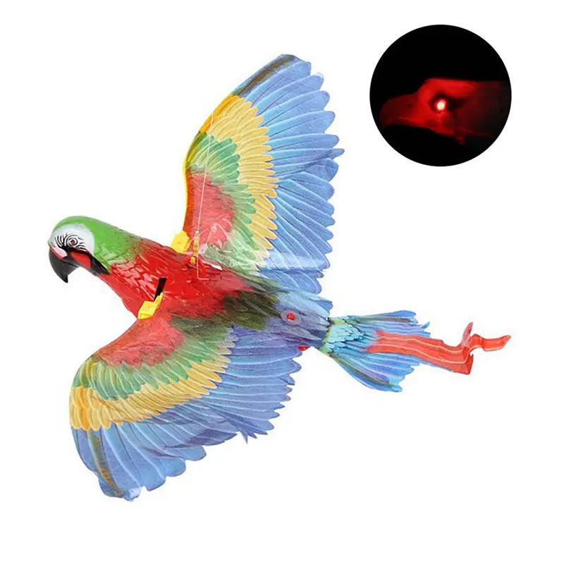 Simulation Bird Cat Interactive Pet Toys Hanging Eagle Flying Teasering Play Kitten Dog Toys Animals Cat Accessories Supplies beldemo5-toys2