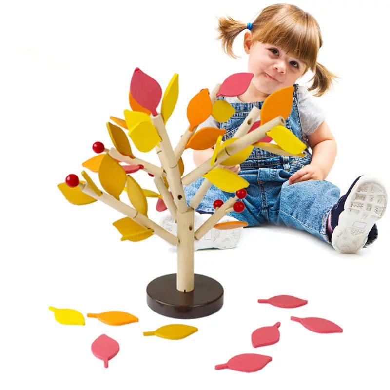Building Block Leaf Tree Children's DIY Handmade Three-dimensional Intelligence Toys beldemo5-toys2