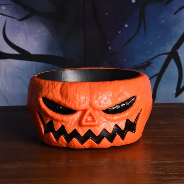 Halloween Dress Up Electric Talking Pumpkin Candy Bowl beldemo5-toys2