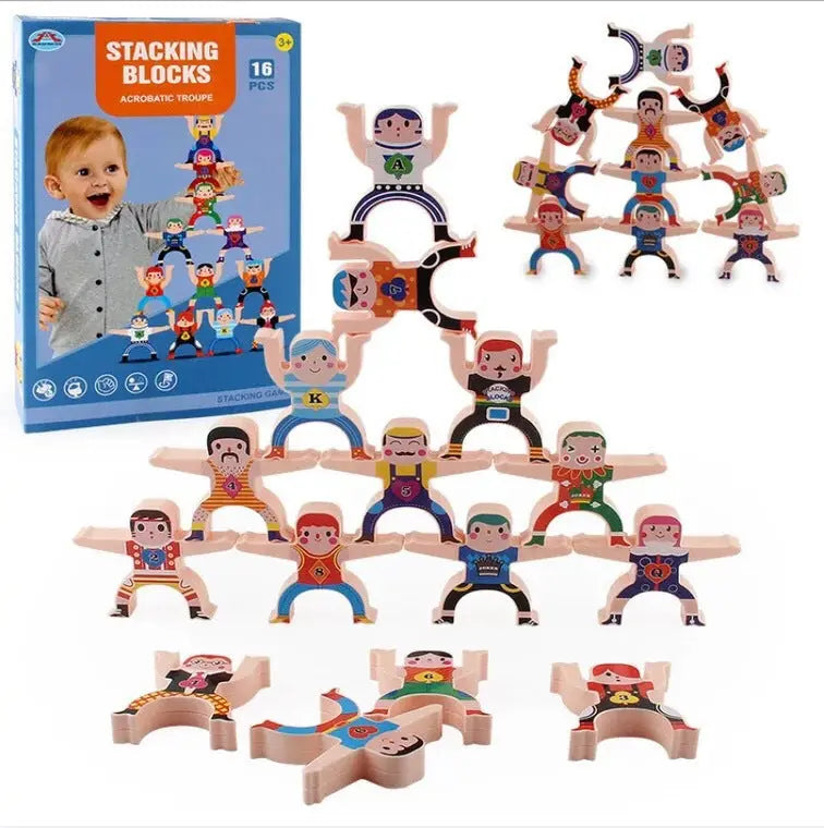 Multiplayer Cartoon Hercules Building Blocks Parent-child Interactive Toy Stacking High Game Balance Plastic Blocks beldemo5-toys2