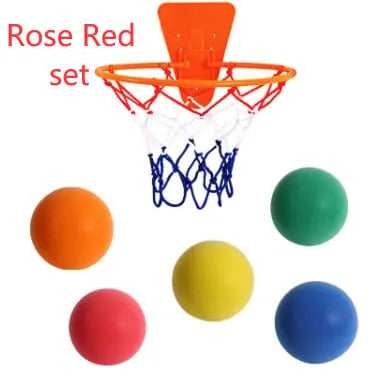 Silent High Density Foam Sports Ball Indoor Mute Basketball Soft Elastic Ball Children Sports Toy Games beldemo5-toys2