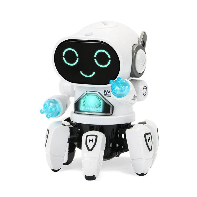 Electric Rock Robot, Music, Light, Automatic Walking, Swinging And Dancing Robot, Children's Toys beldemo5-toys2