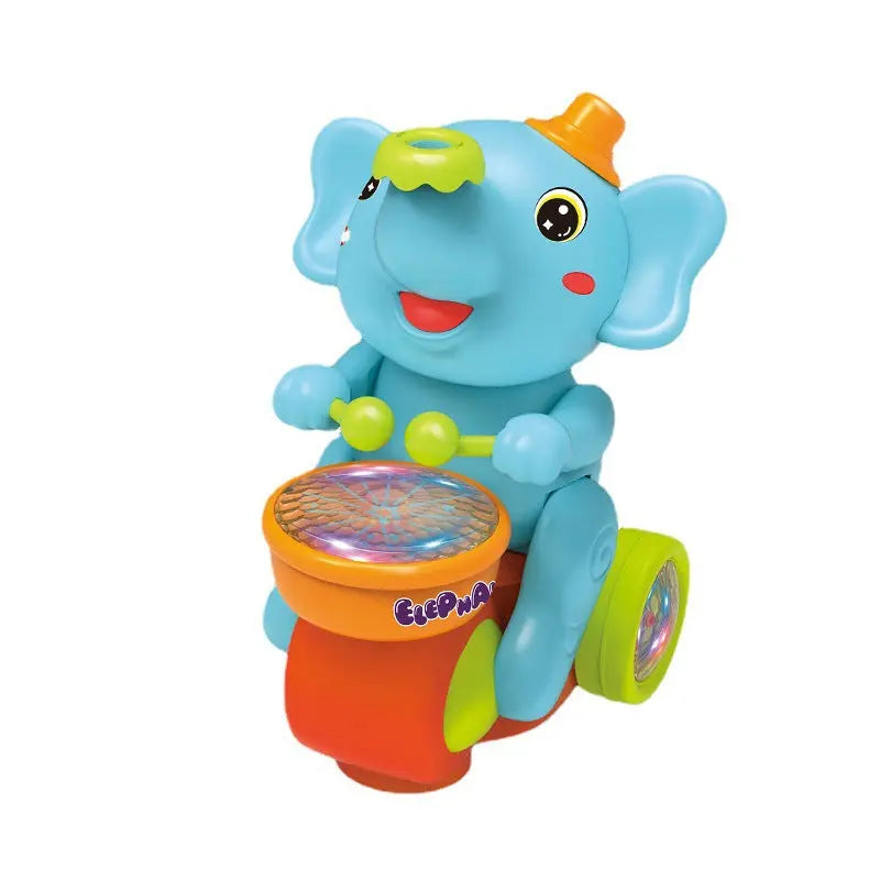 Cute Elephant Cool Music Light Electric Children's Toy Car beldemo5-toys2