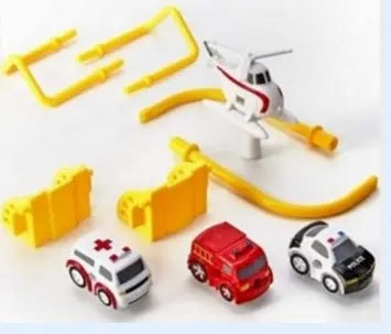 Cars Pass Through Big Adventure Parking Lot Rail Car Toy Car Track Kids Toy beldemo5-toys2