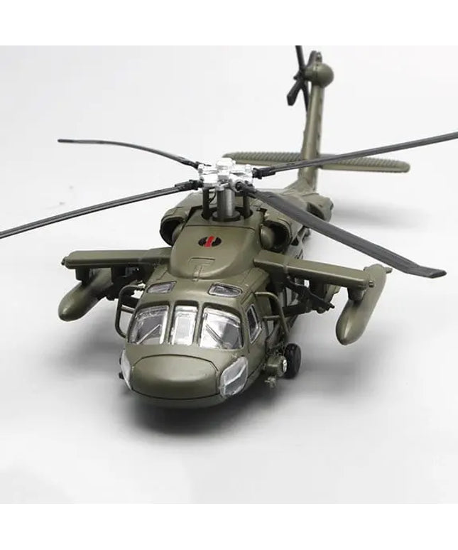 Black Hawk Gunship Alloy Military Model beldemo5-toys2