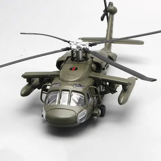 Black Hawk Gunship Alloy Military Model beldemo5-toys2