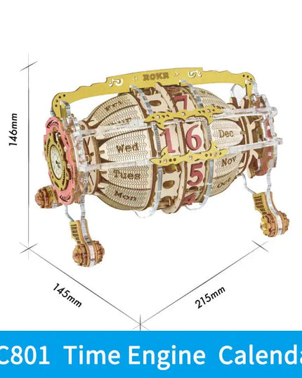 Robotime ROKR Zodiac Wall Clock 3D Wooden Puzzle Model Assembly Toys Gifts for Children Kids Teens LC601 Support Dropshipping beldemo5-toys2