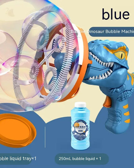 Fan Dinosaur Bubble Machine Bubble Blowing Toy Children's Handheld Bubble Machine New Cartoon Blowing Bubble Gun Toy Gift beldemo5-toys2