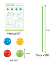 100sticks 55balls