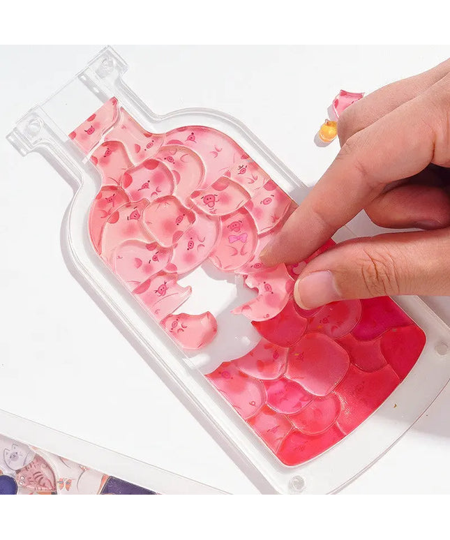 Acrylic Shaped Transparent Cat Jigsaw Creativity Creative Toys beldemo5-toys2