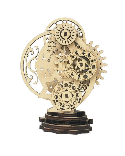 DIY Mechanical Punk Clock Wooden Three-dimensional Puzzle Puzzle beldemo5-toys2