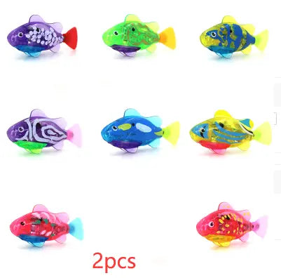 Cat Interactive Electric Fish Water Toy For Indoor Play Swimming Robot Fish Toys For Cat Dog Pet Baby Swimmer Bath Robofish Toys beldemo5-toys2