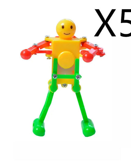 Clockwork Dancing Robot Clockwork Gymnastics Creative Small Toys Novelty Toys Christmas Goods Gift For Kids Fidget Toys beldemo5-toys2
