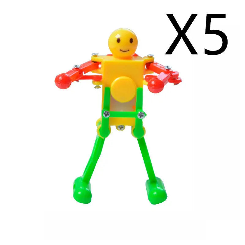 Clockwork Dancing Robot Clockwork Gymnastics Creative Small Toys Novelty Toys Christmas Goods Gift For Kids Fidget Toys beldemo5-toys2
