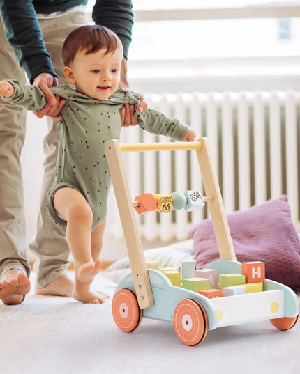 ROBUD Wooden Baby Walker Push With ABC 123 Traffic Sign Gifts For Todders 3 Year beldemo5-toys2