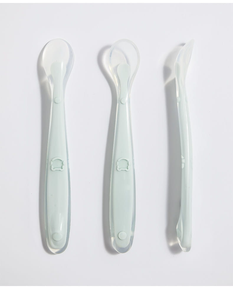 Baby Food Supplement Silicone Spoon
