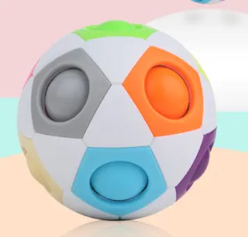 High Elasticity And Fall Resistance Puzzle Rainbow Ball Toy beldemo5-toys2
