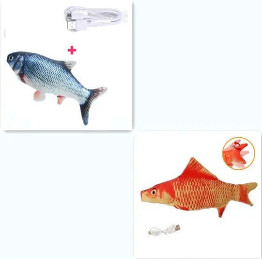 Electric Funny Cat Simulation Fish Beating Usb Jumping Cat Toy beldemo5-toys2