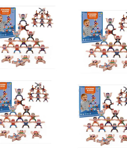 Multiplayer Cartoon Hercules Building Blocks Parent-child Interactive Toy Stacking High Game Balance Plastic Blocks beldemo5-toys2