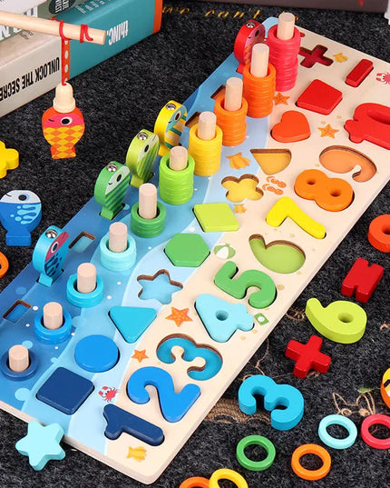 Children 3D Alphabet Number Puzzle Baby Colorful Geometric Digital Letter Educational Toy beldemo5-toys2