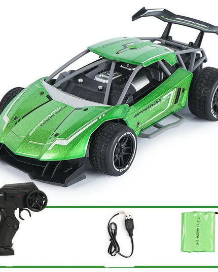 Remote control car high-speed four-wheel drive alloy off-road wireless charging toy car beldemo5-toys2