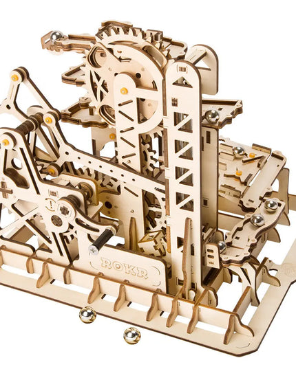 Wooden toy 3D hand-inserted puzzle gift mechanical transmission model beldemo5-toys2