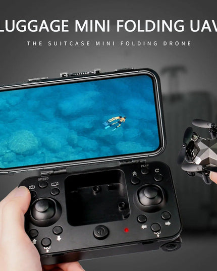 New Luggage Box Storage Box Folding Mini UAV Aerial Photography Remote Control Four Axis Children's Toys Drone beldemo5-toys2