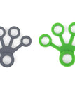 Gris foncé et vert