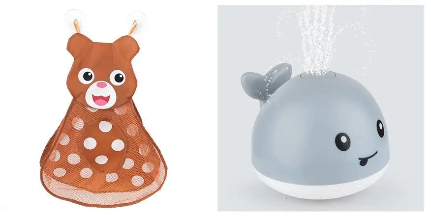 New Baby Bathroom Bath Electric Induction Whale Spray Small Toy beldemo5-toys2