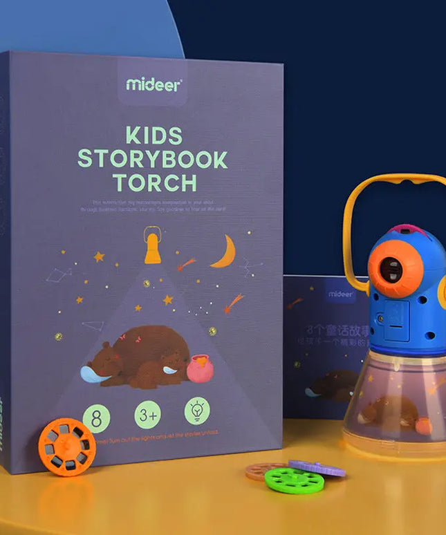 Children's Toy Storybook Torch Projector Kaleidoscope Sky Handrail Galaxy Night Light Up Cartoon Baby Toys Kids Educational Toys beldemo5-toys2