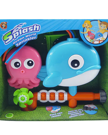 Cartoon Sprinkler Boy Baby Girl Baby Bathroom Playing Water Toys Summer beldemo5-toys2