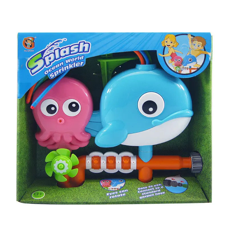 Cartoon Sprinkler Boy Baby Girl Baby Bathroom Playing Water Toys Summer beldemo5-toys2