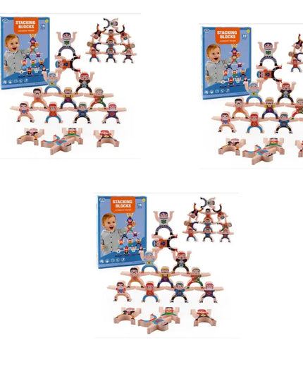 Multiplayer Cartoon Hercules Building Blocks Parent-child Interactive Toy Stacking High Game Balance Plastic Blocks beldemo5-toys2