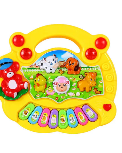 Educational Toys Farm Animal Keyboard Musical Instrument Child Baby Toys beldemo5-toys2