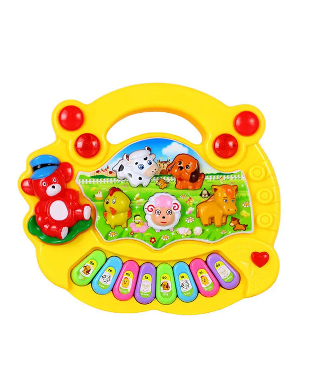 Educational Toys Farm Animal Keyboard Musical Instrument Child Baby Toys beldemo5-toys2