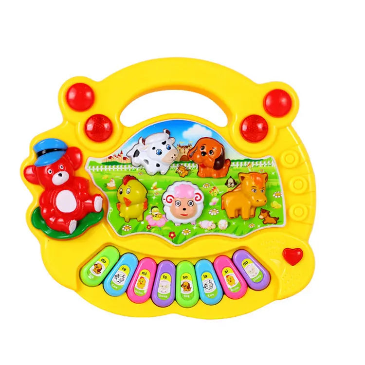 Educational Toys Farm Animal Keyboard Musical Instrument Child Baby Toys beldemo5-toys2