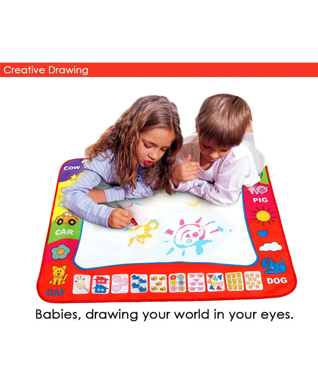 80 x 60cm Baby Kids Add Water with Magic Pen Doodle Painting Picture Water Drawing Play Mat in Drawing Toys Board Gift Christmas beldemo5-toys2