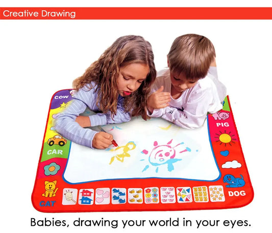 80 x 60cm Baby Kids Add Water with Magic Pen Doodle Painting Picture Water Drawing Play Mat in Drawing Toys Board Gift Christmas beldemo5-toys2