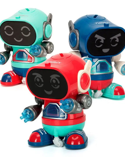 Electric Rock Robot, Music, Light, Automatic Walking, Swinging And Dancing Robot, Children's Toys beldemo5-toys2