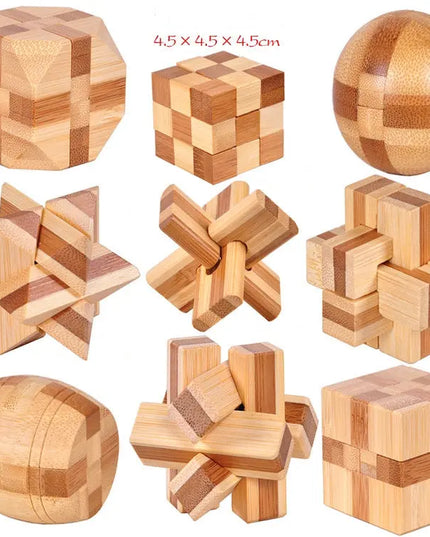 Kongming lock bamboo educational toy beldemo5-toys2