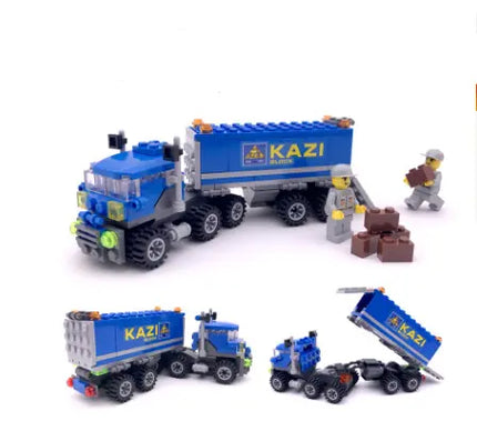 Children's educational assembled car plastic interactive building blocks toys beldemo5-toys2